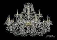 Люстра хрустальная Bohemia 1409/10+5/360 G 1409 Gold