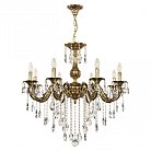 Люстра с хрустальными подвесками Bohemia Ivele Crystal AL79101/8/250 B GB
