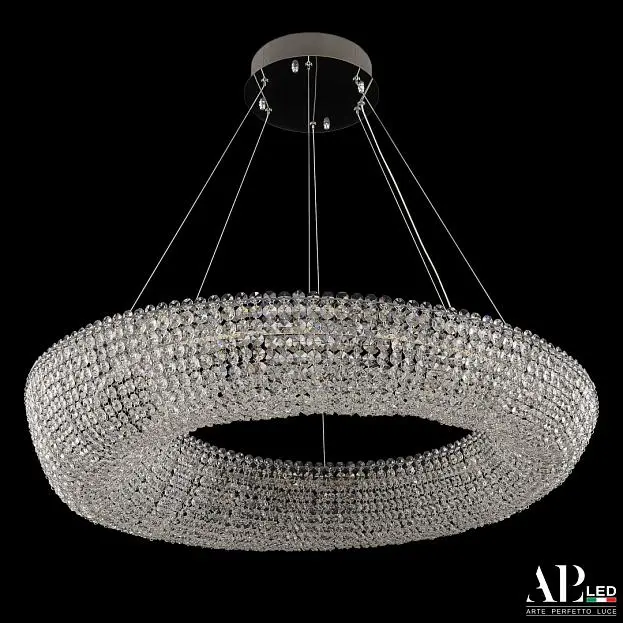 Люстра светодиодная хрустальная APL LED SH510.0.80.A.Ni.4000 Sicilia Люстра светодиодная хрустальная APL LED SH510.0.80.A.Ni.4000 Sicilia