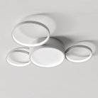 Потолочная Люстра В Виде Колец Twine 4 Rings White ImperiumLoft204614-26