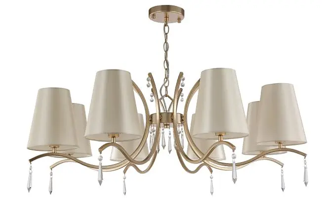 Люстра Crystal Lux RENATA SP8 GOLD 3591/308 Люстра Crystal Lux RENATA SP8 GOLD 3591/308