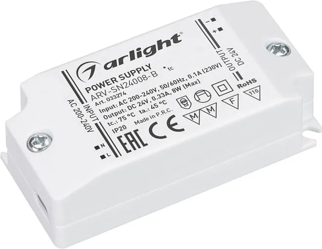 Блок питания Arlight 033274 Блок питания Arlight 033274