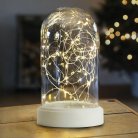 Световая фигура "Колба с Нитью Роса" 50LED 2700K батарейки 3*АА 23см Feron 51454 LT135