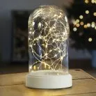 Световая фигура "Колба с Нитью Роса" 50LED 2700K батарейки 3*АА 23см Feron 51454 LT135