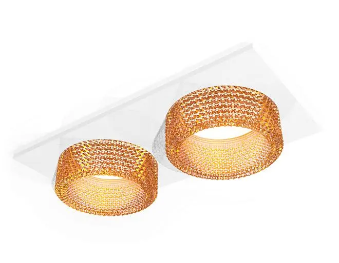 Комплект встраиваемого светильника с композитным хрусталем Ambrella light XC6525044 Techno Комплект встраиваемого светильника с композитным хрусталем Ambrella light XC6525044 Techno