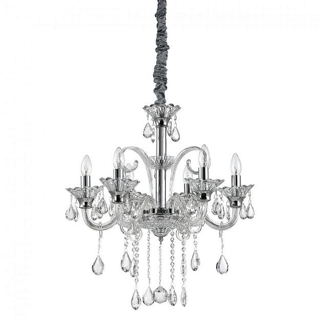 Подвесная люстра Ideal Lux 114194 COLOSSAL SP6 TRASPARENTE