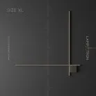 Бра STICH B Размер XL. Цвет Черный Lampatron 6557-17920