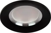 Точечный светильник ЭРА KL107 BK/SL