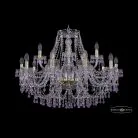 Люстра хрустальная Bohemia 1410/10+5/300 G V7010