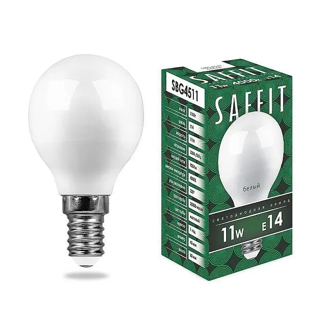 Светодиодная лампа Saffit 55138 SBG4511 Светодиодная лампа Saffit 55138 SBG4511