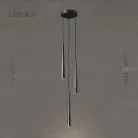 Готовая комбинация светильников MAGRIT MORE 3 лампы. Цвет Черный Lampatron 6097-16353