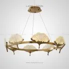 Кольцевые люстры и светильники SELVI 8 плафонов. Lampatron 2501-5686