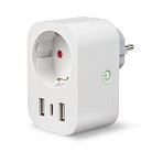 Розетка Uniel USH-A103 1G/UC/WF WHITE USH