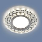 Встраиваемый светильник Elektrostandard 2247 MR16 SL/WH зеркальный/белый Pilov a047760
