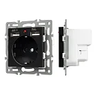 Механизм розетки с USB зарядкой Arlight 043734