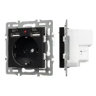 Механизм розетки с USB зарядкой Arlight 043734