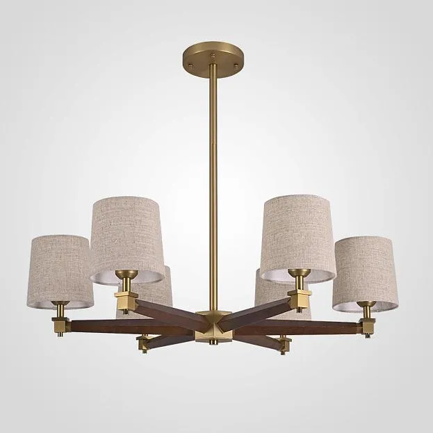 Люстра Jorgenson D85 Beige/Dark Wood By Imperiumloft 102089-26 Люстра Jorgenson D85 Beige/Dark Wood By Imperiumloft 102089-26