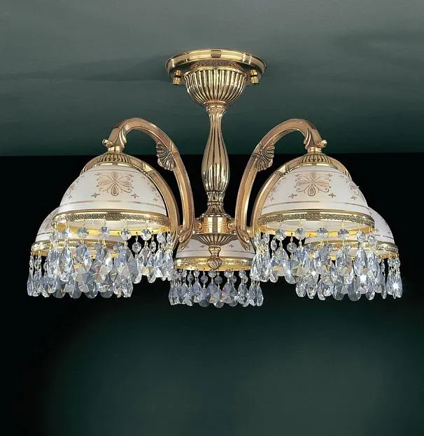 Люстра Reccagni Angelo PL 6120/5 silver 6100 Люстра Reccagni Angelo PL 6120/5 silver 6100