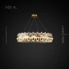 Кольцевые люстры и светильники LAURENT Размер XL. Цвет Латунь Lampatron 7513-20921