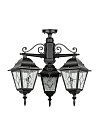 Потолочный светильник уличный Oasis Light 79970MAlgW/3 Bl QUADRO M lead GLASS