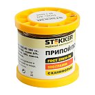 Припой ПОС-40 с канифолью в бобине 100 гр Stekker 50315APL40-100-1