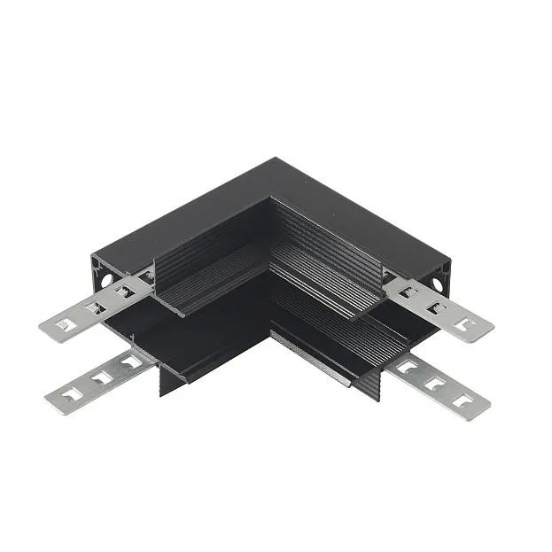 Внутренний соединитель угловой для встраиваемого магнитного шинопровода для ГКЛ12,5 мм Crystal Lux CLT 0.223 13 BL SPACE