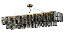 Подвесная хрустальная люстра Arti Lampadari Milano E 1.5.120x30.107 G