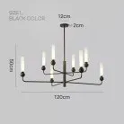 Люстра STENLY Цвет: Черный + Зеленый. Размер: L Lampatron 8157-23104