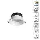 Светильник встраиваемый с переключателем цв. температуры IP44 LED 30W 220-240V 3000К\4000К\6000К Novotech 359557 CLARA