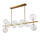 Люстра Delight Collection KG0965P-10L brass Globe Mobile