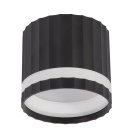 Светильник потолочный HL369Barrel OLYMPUS 12W, 230V, GX53, черный Feron 48678
