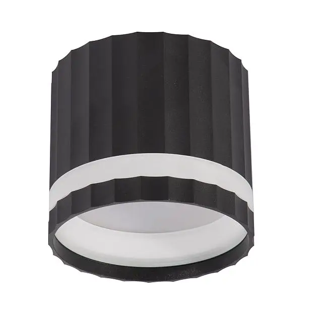 Светильник потолочный HL369Barrel OLYMPUS 12W, 230V, GX53, черный Feron 48678 Светильник потолочный HL369Barrel OLYMPUS 12W, 230V, GX53, черный Feron 48678