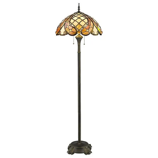 светильник напольный Velante 865-805-03 Стиль Tiffany