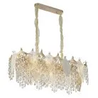 Люстра хрустальная подвесная Золото Citilux CL309272 Darby