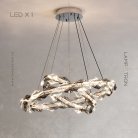 Кольцевые люстры и светильники JENNIFER Два кольца. 40 + 60 см Lampatron f-jennifer-2-s 6635-18091