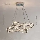 Кольцевые люстры и светильники JENNIFER Два кольца. 40 + 60 см Lampatron f-jennifer-2-s 6635-18091