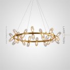 Кольцевые люстры и светильники SELMER Lampatron 7656-21416
