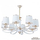 Люстра подвесная с плафонами 302457/8 Wh/Gd Arte Milano Florentia