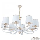 Люстра подвесная с плафонами 302457/8 Wh/Gd Arte Milano Florentia