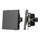 Механизм выключателя одноклавишный проходной SWT-TENDO-MKP1-SFPL-GR (230V, 10A) Arlight 054581