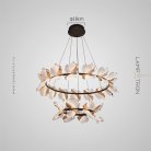 Кольцевые люстры и светильники AUBREY RING Два кольца Combo M+XL Lampatron 8586-23914