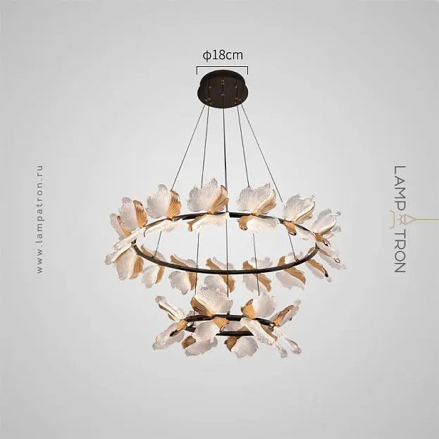Кольцевые люстры и светильники AUBREY RING Два кольца Combo M+XL Lampatron 8586-23914 Кольцевые люстры и светильники AUBREY RING Два кольца Combo M+XL Lampatron 8586-23914