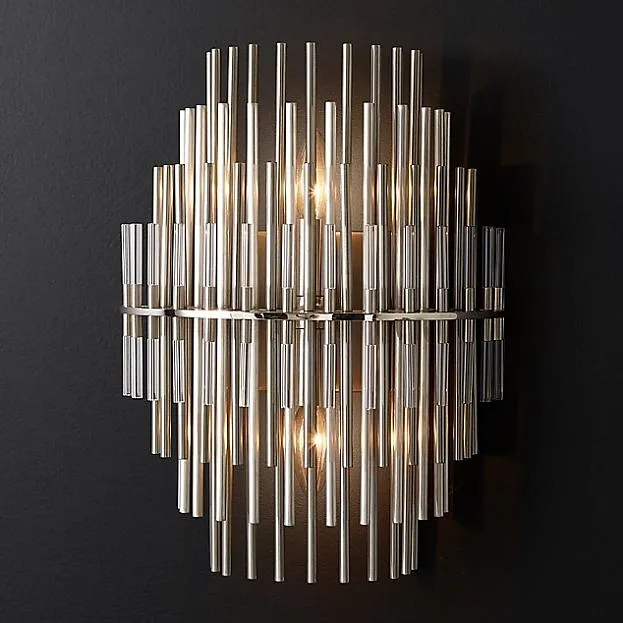 Бра Restoration Hardware Emile Sconce Chrome ImperiumLoft 147730-22 44.769