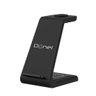 Зарядное устройство 3 в 1, часы, наушники, телефон Donel Wireless Charger BL DUSB