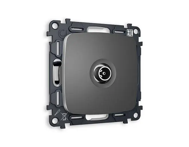 Комплект механизма TV розетки оконечной Ambrella Volt MO663010 QUANT Комплект механизма TV розетки оконечной Ambrella Volt MO663010 QUANT