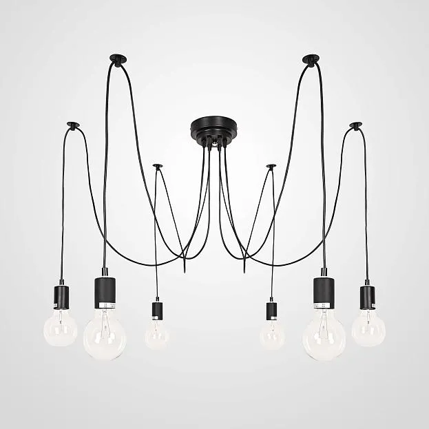 Люстра Spider Black L6 Imperiumloft By Imperiumloft 352852-26