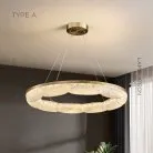 Кольцевые люстры и светильники NELIUS WAVY Тип A. Размер L Lampatron nelius-wavy-a-l 8999-25526