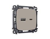 Комплект механизма розетки Ambrella Volt MO371010 QUANT
