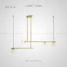 Реечный, рядный светильник ASGARD 4 лампы Lampatron 4220-10551