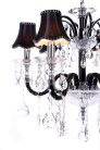 Хрустальная подвесная люстра Lumina Deco LDP 66249-6 BK Denica